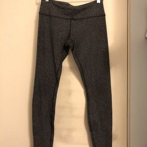 VGUC Lululemon Wunder Under Pant Sz 8 HERRINGBONE
